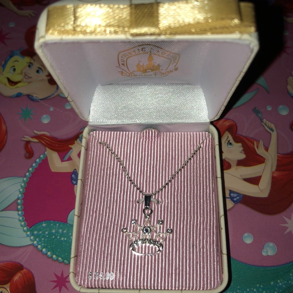 Disney Parks Princess crown necklace